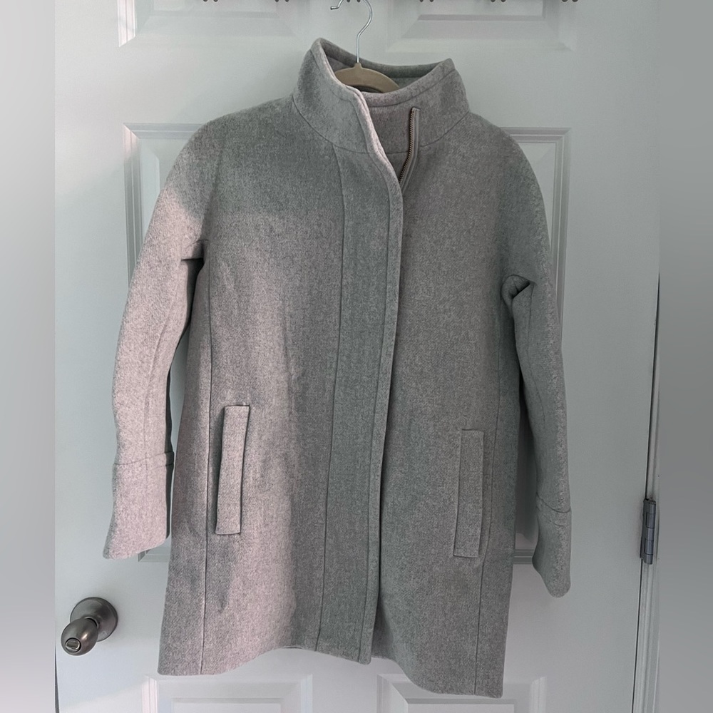 J CREW COCOON JACKET NEW WITH TAGS BEAUTIFUL GREY